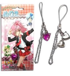 Purple Shugo Chara Alloy Cosplay Phone Strap