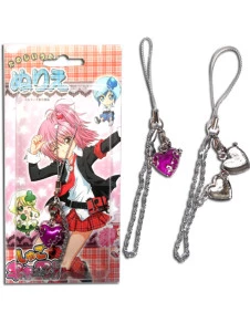 Purple Shugo Chara Alloy Cosplay Phone Strap