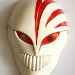 Red Bleach Kurosaki Ichigo PVC Cosplay Mask