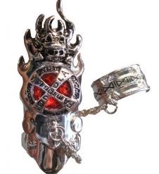 Red Katekyo Hitman Reborn Cosplay Fingerstall
