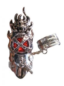 Red Katekyo Hitman Reborn Cosplay Fingerstall