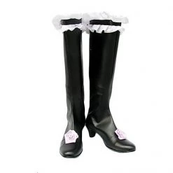 Rozen Maiden Suigintou Black Cosplay Boots