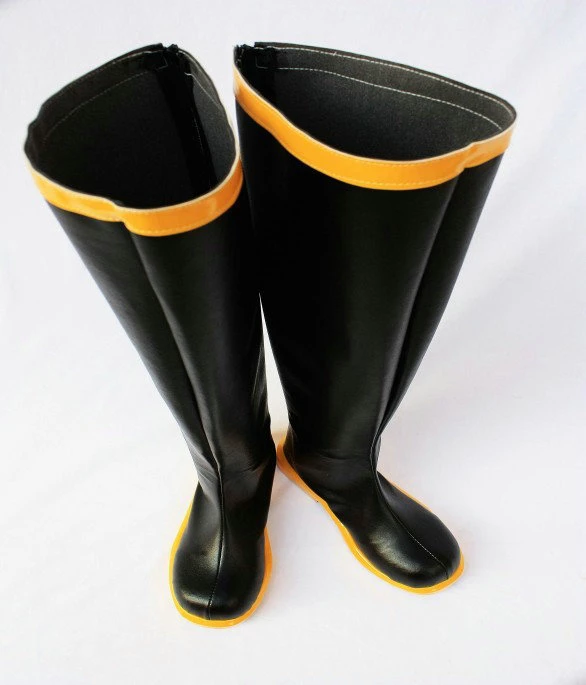 Vocaloid Akita Neru Imitation Leather Cosplay Boots - Image 3