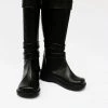 Vocaloid Black Faux Leather Miku Cosplay Boots