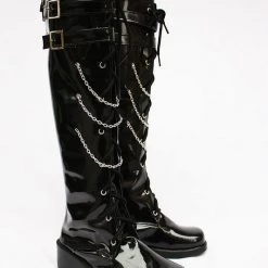 Vocaloid Kagamine Rin Faux Leather Cosplay Boots
