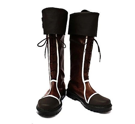 Vocaloid Len&Rin Brown Cosplay Boots