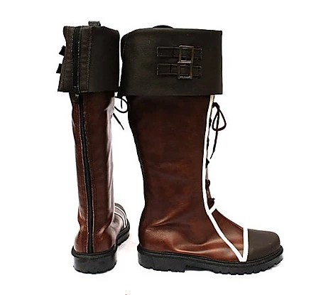 Vocaloid Len&Rin Brown Cosplay Boots - Image 2