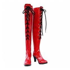 Vocaloid Meiko Red Cosplay Boots