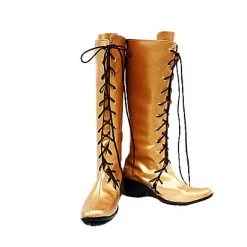 Vocaloid Miku Brown Cosplay Boots