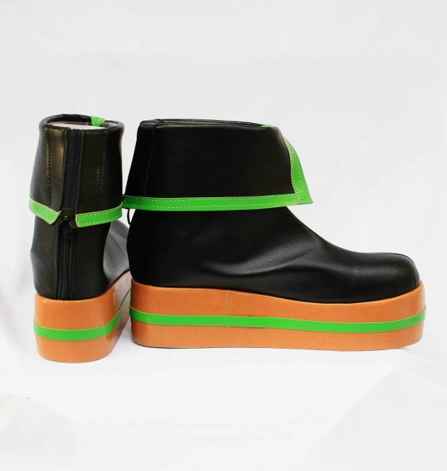 Vocaloid Miku Imitation Leather Cosplay Boots - Image 2
