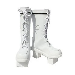 Vocaloid Miku White Cosplay Boots